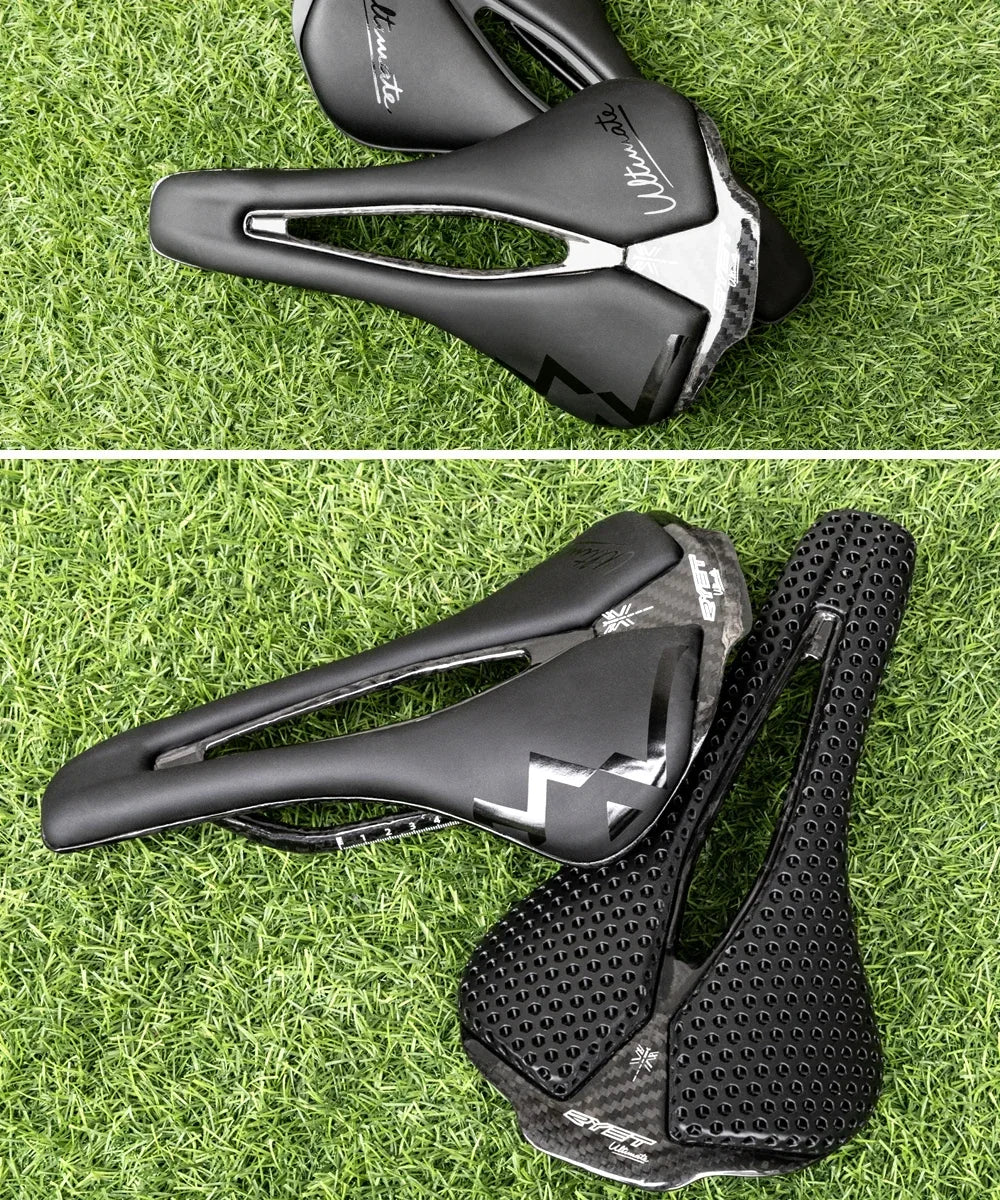 RYET Bike Saddle Ultralight Racing Full Carbon Seating Saddles 115g 7x9mm Road MTB Bicycle Seat Cushion Cycling Accessories