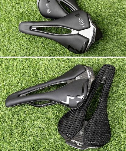 RYET Bike Saddle Ultralight Racing Full Carbon Seating Saddles 115g 7x9mm Road MTB Bicycle Seat Cushion Cycling Accessories