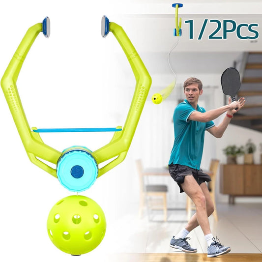 1/2Pc Pickleball Trainer Hanging Pickleball Rebounder Adjustable Pickleball Game Pickleball Practice Equipment for Solo Training