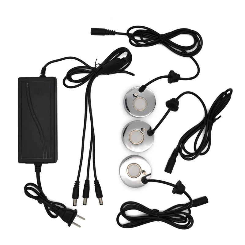 5-in-1 Mist Maker Fogger Ultrasonic Humidifier Fountain Rockery Gardening Bonsai Aquarium Pond Decor Atomizer Atomizing Heads