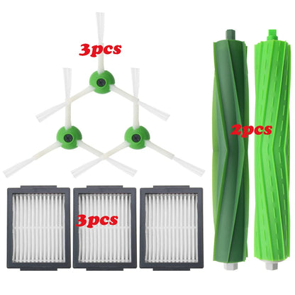 Hepa Filter + Side Brush + Brush Roll for iRobot Roomba i7 E5 E6  Series Robot Vacuum Cleaner Replacement Spare Parts