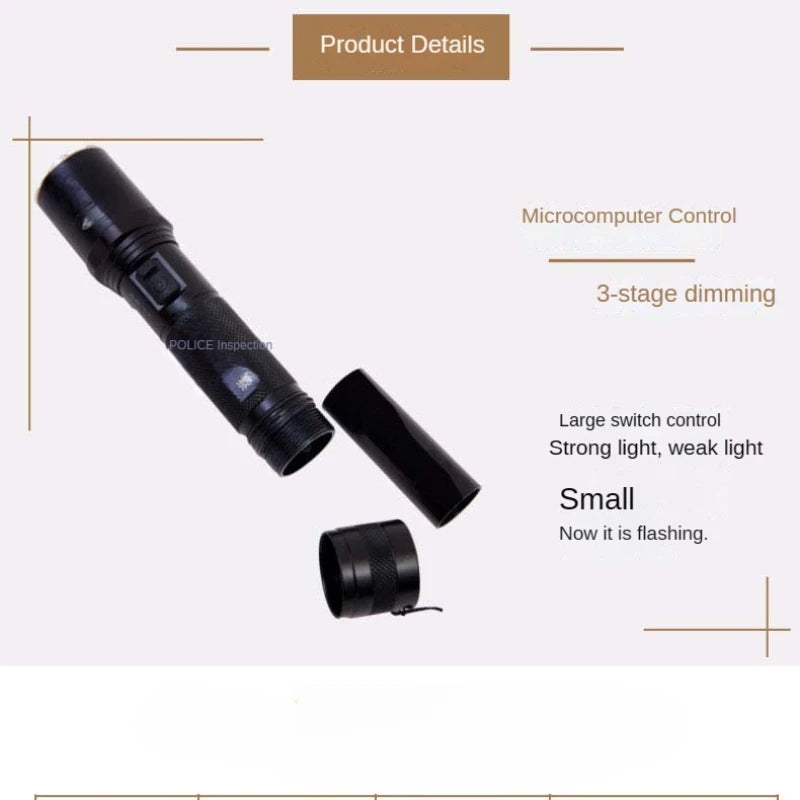 Standard Flashlights HJumping Outdoor Tool Camping Survival Emergency  Equipment Multifunctional Safety Accessories