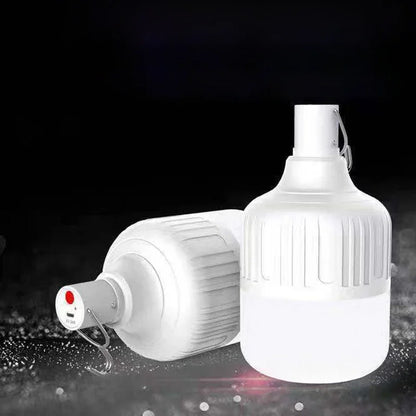 USB Portable Emergency Light Charging Hook LED Outdoor Adjustable 200W Tent Light, Barbecue Fishing Camping Light Bulb