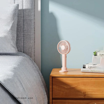 Handheld Mini Air Conditioner USB Rechargeable Portable Humidifier Mist Cooler Cooling Spray Humidifier Fan for Home/Office/Dorm