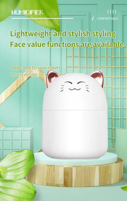 Cute Pet Humidifier Mini Office Desktop Air Conditioning Room Air Humidification Usb Small Household Heavy Fog Spray