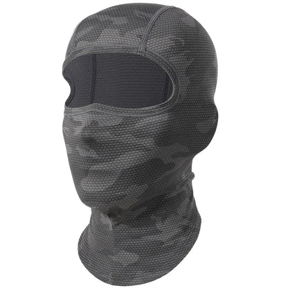 Cycling Full Face Balaclava Cooling Face Mask Breathable Ice Silk Wicking Absorbent Headgear for Bicycle Helmet Riding Gear Men