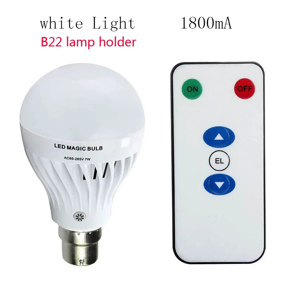 LED Camping Light E27 B22 Rechargeable Wireless Bulb Portable Lantern Light Emergency workshop Home Lamp For Outdoor Tent Lamp