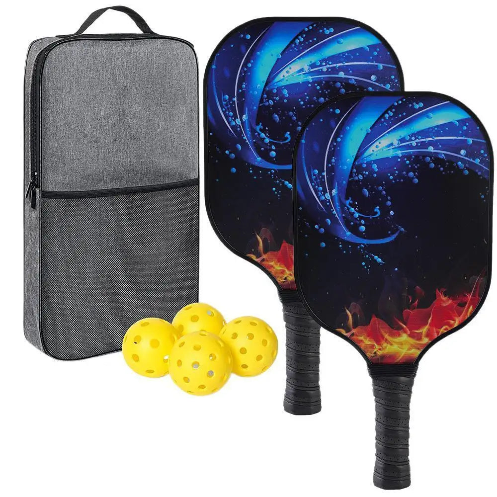 Pickleball Paddles USAPA Approved Set Rackets Honeycomb Core 4 Balls Portable Racquet Cover Carrying Bag Gift Kit Indoor Outdoor