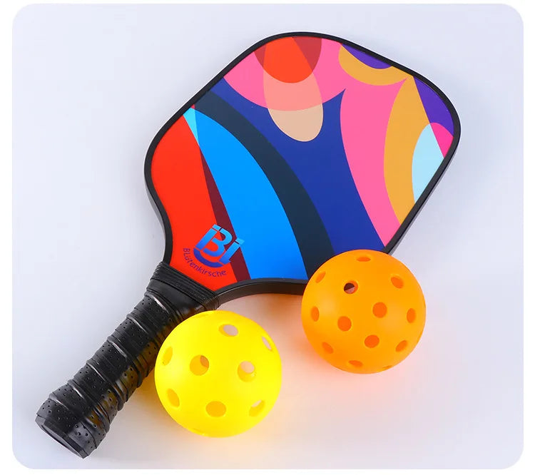 Pickleball Paddle Set with Pickleballs Professional Level Pickleball Racket For Competition Outdoor Recreation School Teaching