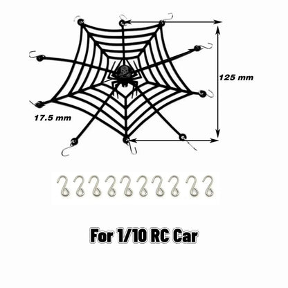 Toy Car Side Awning Rooftop Tent/Luggage Roof Rack Net For 1/10 1/8 RC Crawler Car ARB RS Traxxas TRX4 SCX10 TAMIYA ARRMA D90