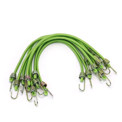 Elastic Bungee Cord Heavy Duty Luggage Straps Rope Hooks 25-30cm Stretch Tie Tent Outdoor Accessories