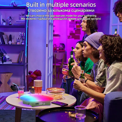 MOSLIGHTING USB Fast Rechargeable Camping Lantern Mobile Phone APP Smart Hanging Tent Lamp Portable Flashlights Night Lights LED