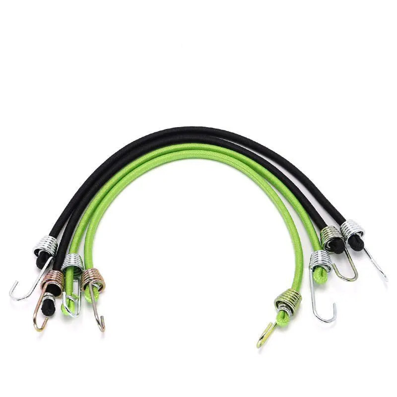 Elastic Bungee Cord Heavy Duty Luggage Straps Rope Hooks 25-30cm Stretch Tie Tent Outdoor Accessories