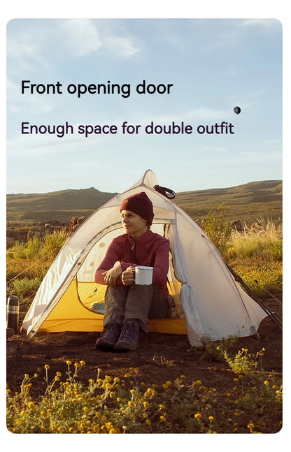 Naturehike Upgrade 10D Cloud Up Camping Tent 980g Ultralight 2 Persons Outdoors Camping 10D Silicone Hiking Tent With free Mat