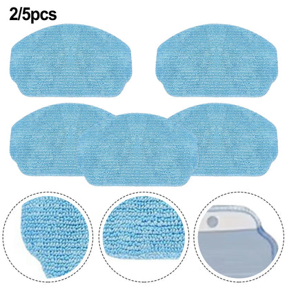 2/5 Pack Mop Cloth Cleaning Rag For VCR04W Robot Vacuum Cleaner Replacement Robot Sweeper Spare Part Accessories