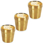 3pcs Stainless Steel304 Cup Outdoor Gear Stackable Cup Camping Cups Metal Coffee Travel Cup Sets Portable Drink-ware Gold