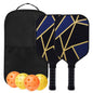 Pickleball Paddles USAPA Approved Set Rackets Honeycomb Core 4 Balls Portable Racquet Cover Carrying Bag Gift Kit Indoor Outdoor