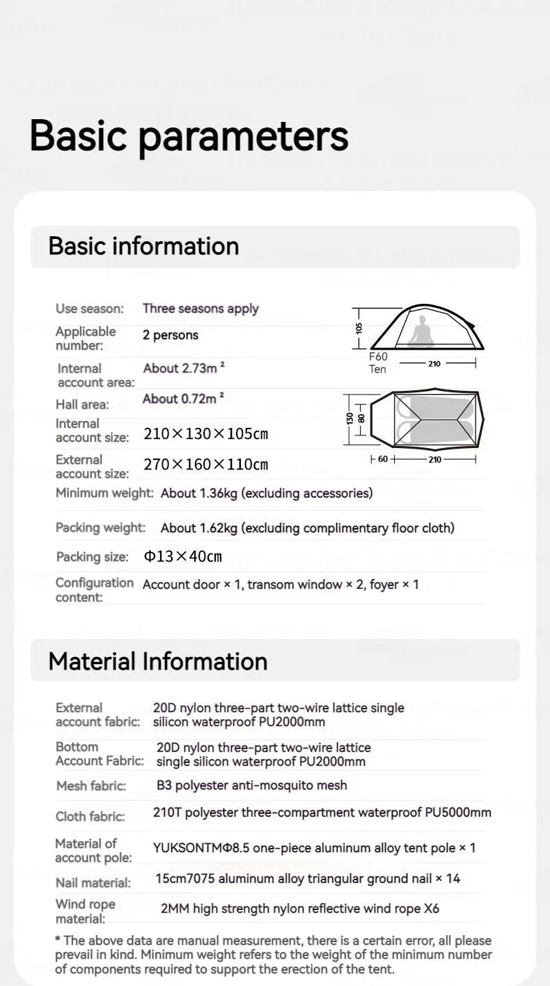 Naturehike Cloud Up Pro Tent 1 2 Person 20D Ultralight Portable Waterproof Camping Tent Outdoor Hiking Travel Backpacking Tent