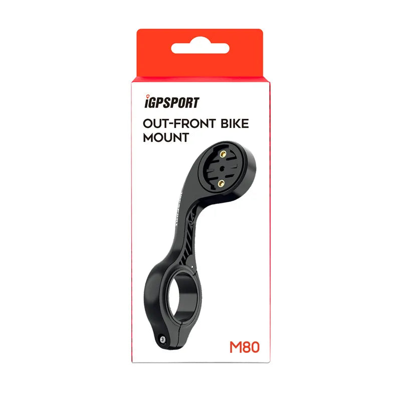 Original IGPSPORT M80 Holder Extended Bracket Bicycle Headlight Mount Bar Cycling Computer For Garmin Edge BSC200 Bsc300 IGS630