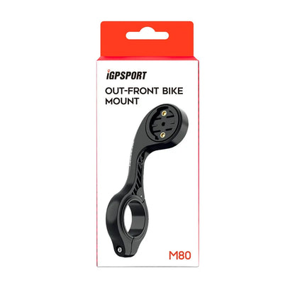Original IGPSPORT M80 Holder Extended Bracket Bicycle Headlight Mount Bar Cycling Computer For Garmin Edge BSC200 Bsc300 IGS630
