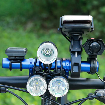 10/20/30CM Aluminum Alloy Bicycle Handlebar Extender Mount MTB Bike Cycling Headlight Bracket Lamp Flashlight Holder Accessories