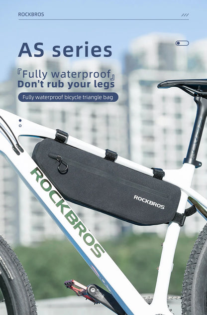 ROCKBROS Cycling Bicycle Bags Top Tube Front Frame Bag Waterproof MTB Road Triangle Pannier Dirt-resistant Bike Accessories Bags