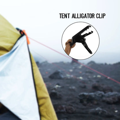 20Pcs Tent Clamps Plastic Tarp Clips Alligator Clip Hook Canvas Tighten Tool Anchor Gripper Outdoor Camping Tents Accessory