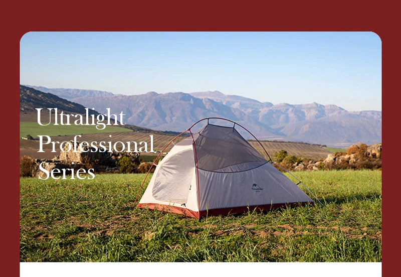 Naturehike Tent Cloud Up Series Ultralight Outdoor Camping Tent Waterproof Backpacking Cycling Tent Camping Tent With Floor Mat