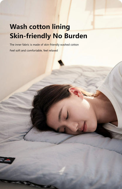 Naturehike Cotton Sleeping Bag Outdoor Camping Single Autumn And Winter Warm And Thick Splicable Breathable Sleeping Bag