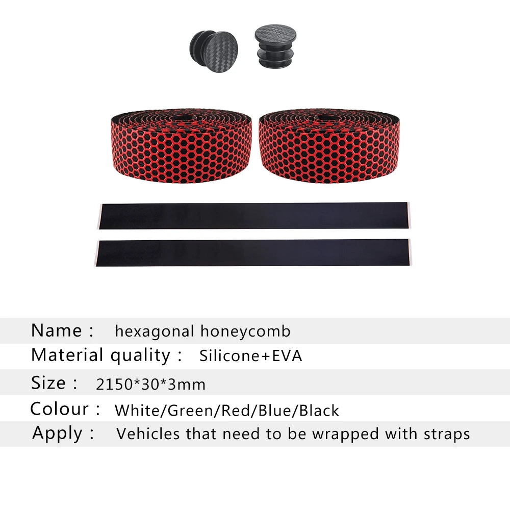 LINGMAI Professional Soft Road Bike Handlebar Tape PU EVA Anti-slip Bike Bars Grips Tape Cycling Bicycle Handlebar Tape