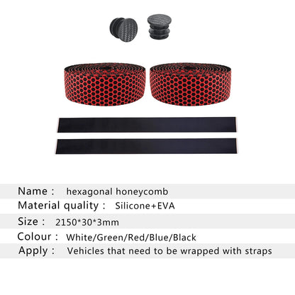 LINGMAI Professional Soft Road Bike Handlebar Tape PU EVA Anti-slip Bike Bars Grips Tape Cycling Bicycle Handlebar Tape