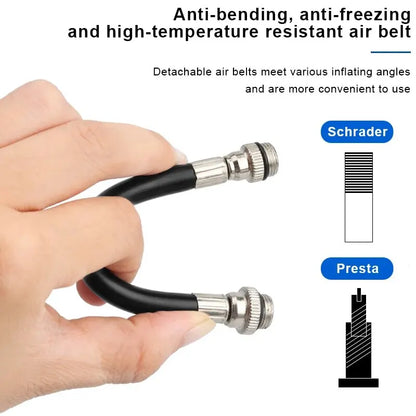 AliExpress Collection RIDERACE Bike Pump Portable Mini Cycling Hand Air Pump High Pressure Ball MTB Road Bicycle Tire Inflator