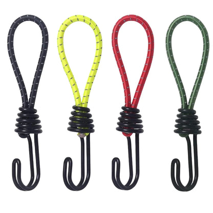 10pcs Tent Elastic Rope Cord Hook Versatile Outdoor Camping Canopy Tarp Tent Fixing Cord String Carabiner Hooks Accessories