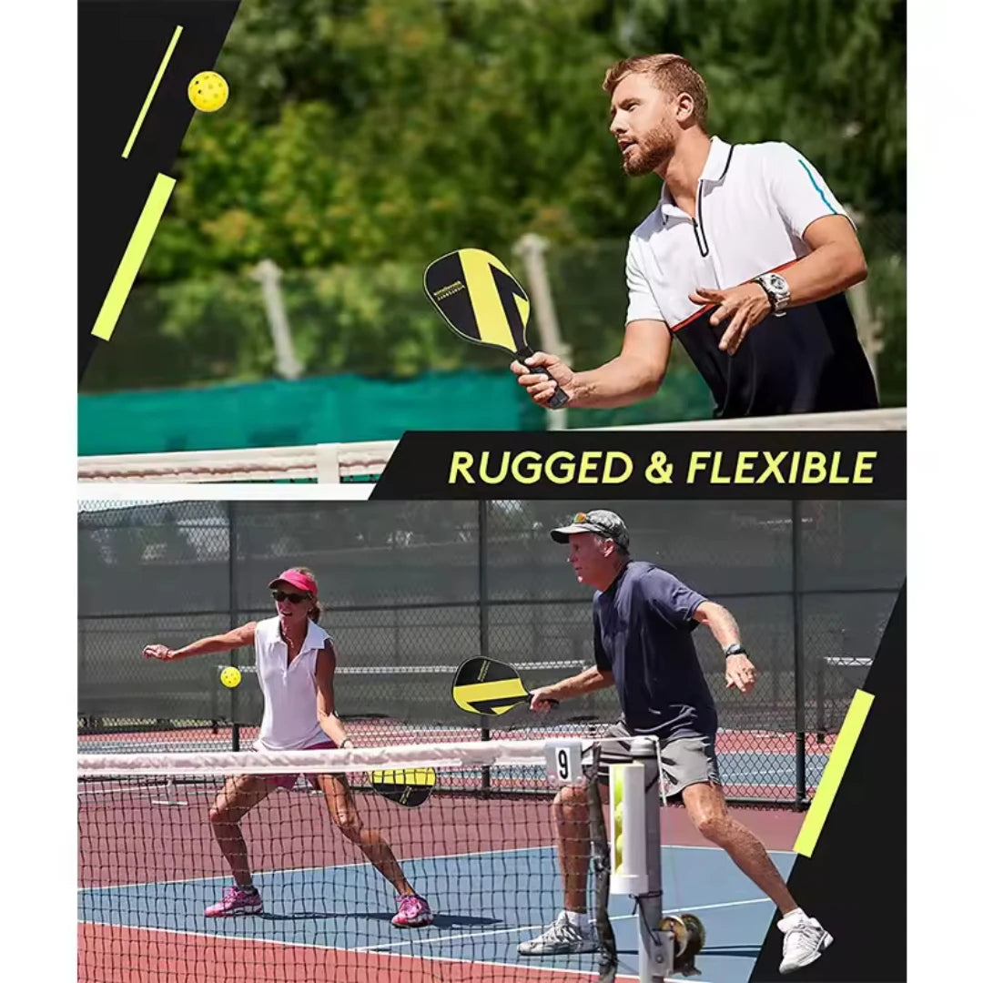 Pickleball Paddles USAPA Approved Set Rackets Honeycomb Core 4 Balls Portable Racquet Cover Carrying Bag Gift Kit Indoor Outdoor