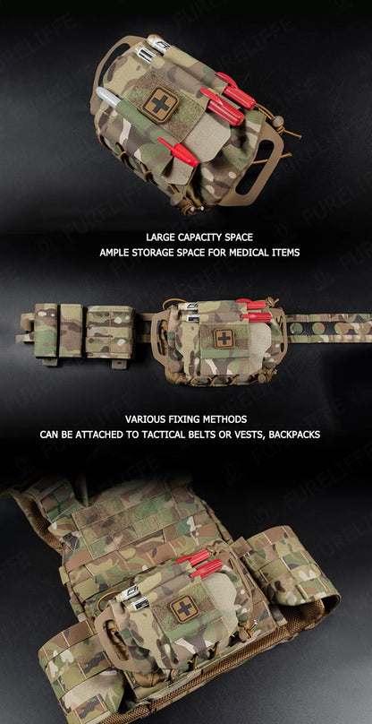 Hot Sale!Military tactical rapid deployment first aid kit/outdoor tactical MOLLE kit/survival emergency kit/camping medical kit