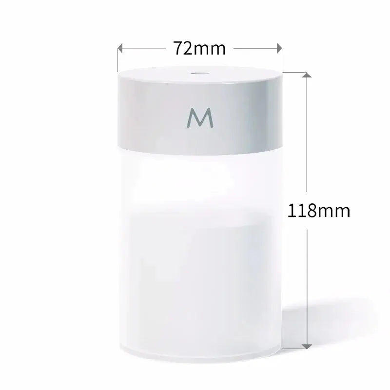 Mini Ultrasonic Air Humidifier Aromatherapy Diffuser Vehicle Mounted Portable Spray Usb Fragrance Essential Family Bedroom 260ml