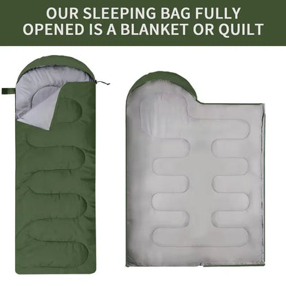 Winter Warm Camping Sleeping Bag Ultralight Waterproof Envelope Backpacking Sleeping Bags For Outdoor Traveling Hiking