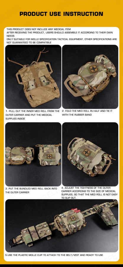 Hot Sale!Military tactical rapid deployment first aid kit/outdoor tactical MOLLE kit/survival emergency kit/camping medical kit