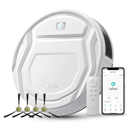 Lefant M210 Pro Robot Vacuum Cleaner, 2200Pa Powerful Suction, 120 Mins Runtime, Automatic Self-Charging, Wi-Fi/App/Alexa Contro