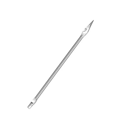 Leather Sewing Kit DIY Leather Sewing Awl Needle With Copper Handle Set Leather Canvas Tent Shoes Repairing Tool W/Nylon Thread