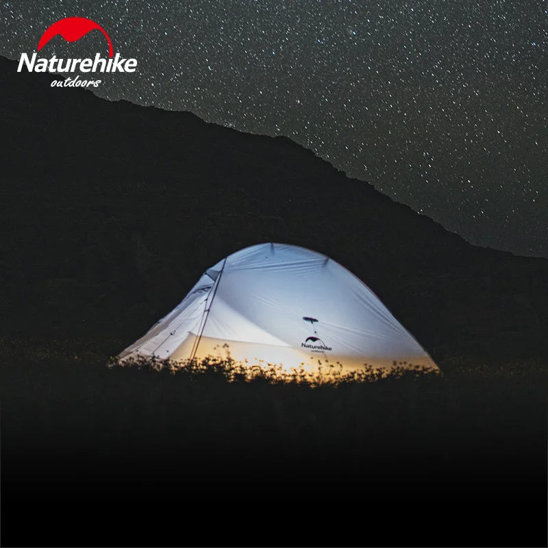Naturehike Upgrade 10D Cloud Up Camping Tent 980g Ultralight 2 Persons Outdoors Camping 10D Silicone Hiking Tent With free Mat