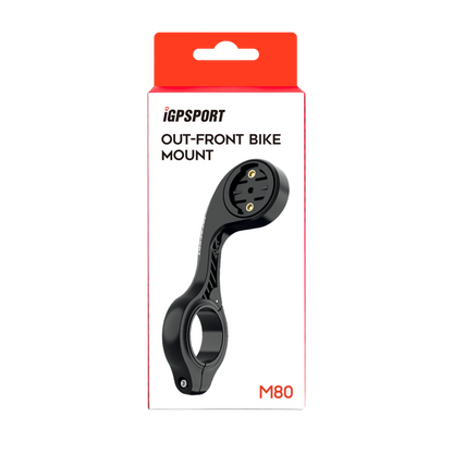 Original IGPSPORT M80 Holder Extended Bracket Bicycle Headlight Mount Bar Cycling Computer For Garmin Edge BSC200 Bsc300 IGS630