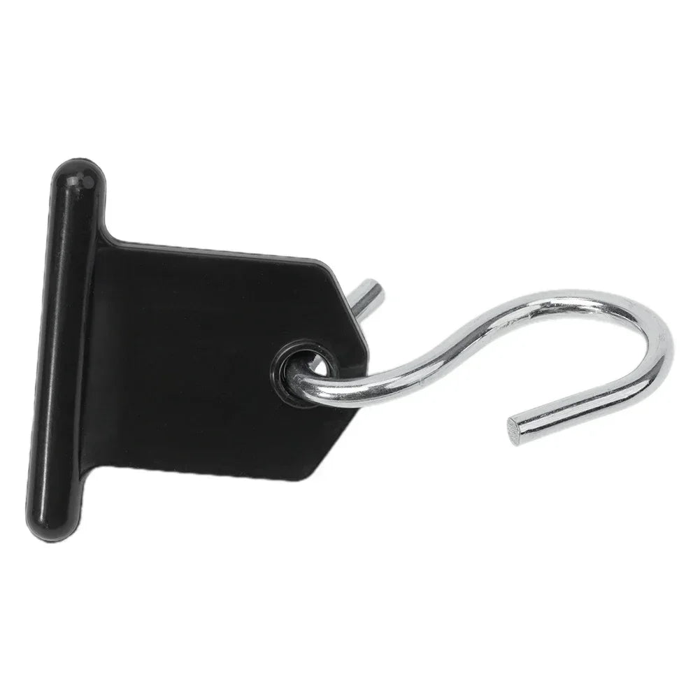 8pc S Shaped Camping Awning Hooks Rack With Holes RV Tent Hangers Light Party Hangers For Caravan Camper Van Accessories