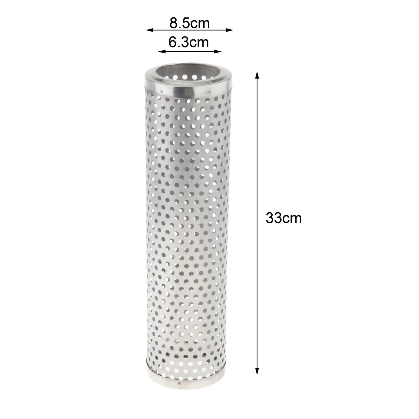 Stove Pipe Spark Arrestor Portable Good Heat Dissipation Tent Stove Chimney Pipe for 2.48inch/6.3cm Firewood Stove Accessories