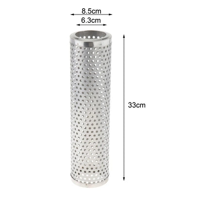 Stove Pipe Spark Arrestor Portable Good Heat Dissipation Tent Stove Chimney Pipe for 2.48inch/6.3cm Firewood Stove Accessories