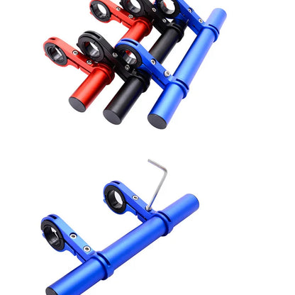 10/20/30CM Aluminum Alloy Bicycle Handlebar Extender Mount MTB Bike Cycling Headlight Bracket Lamp Flashlight Holder Accessories