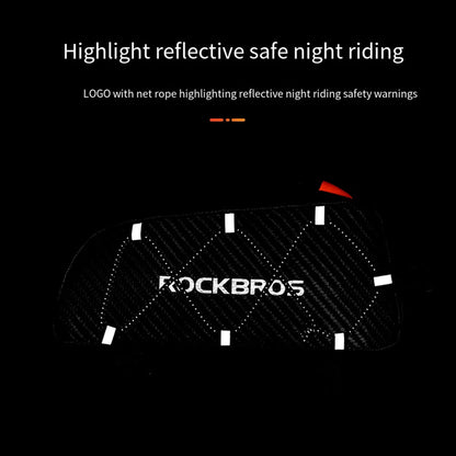 ROCKBROS Bike Bag Waterproof Reflective Front Top Frame Tube Bag Ultralight Bicycle Bag Cycling Bag Touring Riding Gear
