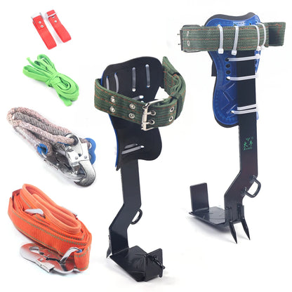Portable Climbing Tool Kit For Tree Pole Climbing Outdoor Fruit Pick With Safety Belt Straps, Adjustable Lanyard Carabiner