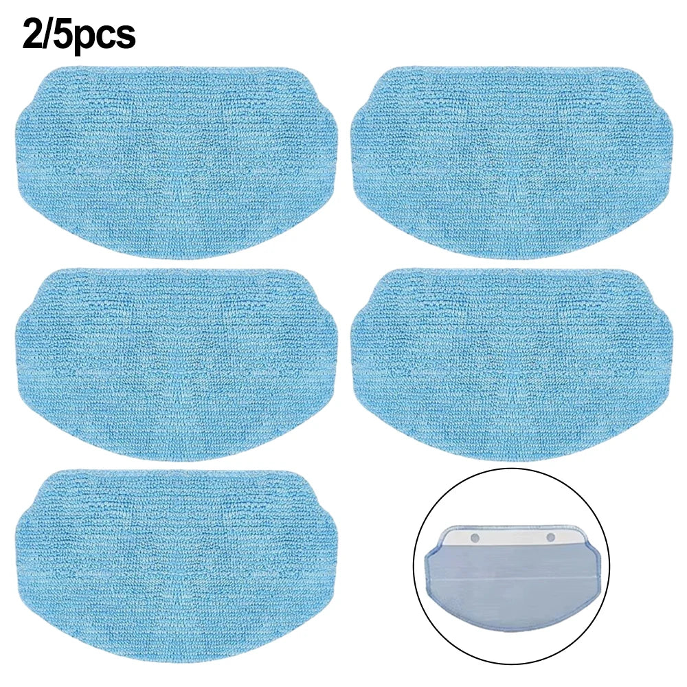 2/5 Pack Mop Cloth Cleaning Rag For VCR04W Robot Vacuum Cleaner Replacement Robot Sweeper Spare Part Accessories