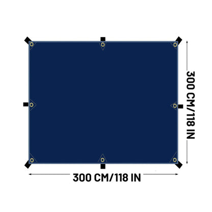 Waterproof Oilcloth Tent Sunshade Super Light Garden Canopy Sunshade Outdoor Camping Sunshade Tarpaulin Tourist Beach Sunshade